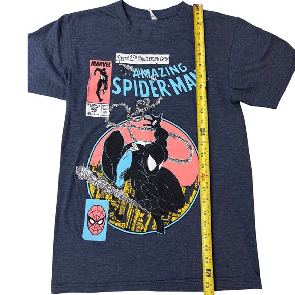 Marvel Size Sm The Amazing Spider-Man Men 25th Anniversary Issue Cover T-Shirt - Picture 5 of 6